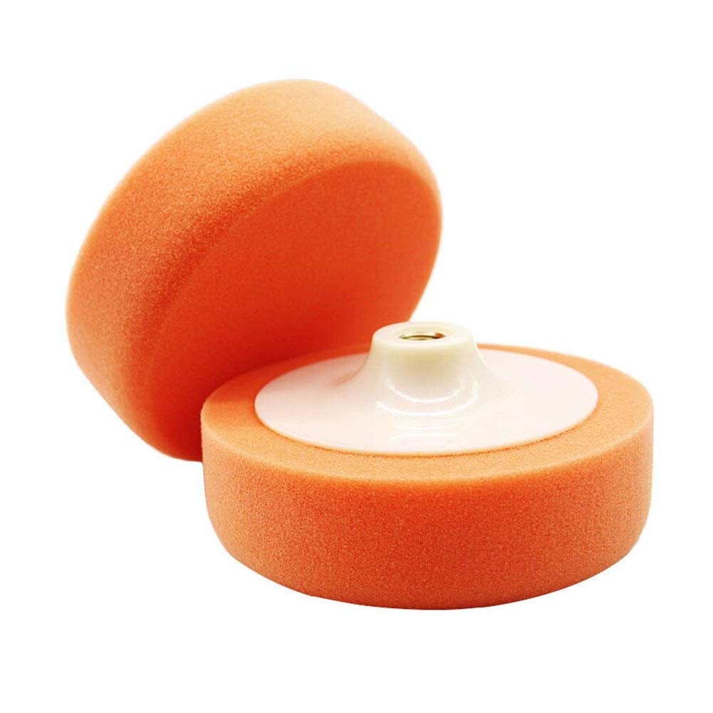 Kit De Polissage Voiture - Tampons éponge Et Laine 5 Pouces - Pour Perceuse Ou Polisseuse (M14, 5 Pièces)
