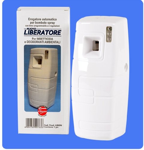 EROGATORE AUTOMATICO PER BOMBOLE SPRAY PER INSETTICIDA E DEODORANTI AMBIENTALI 068801 AZIMUTHSHOP