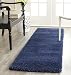 Safavieh Milan Shag Collection SG180-7070 Navy Area Rug (2' x 4')