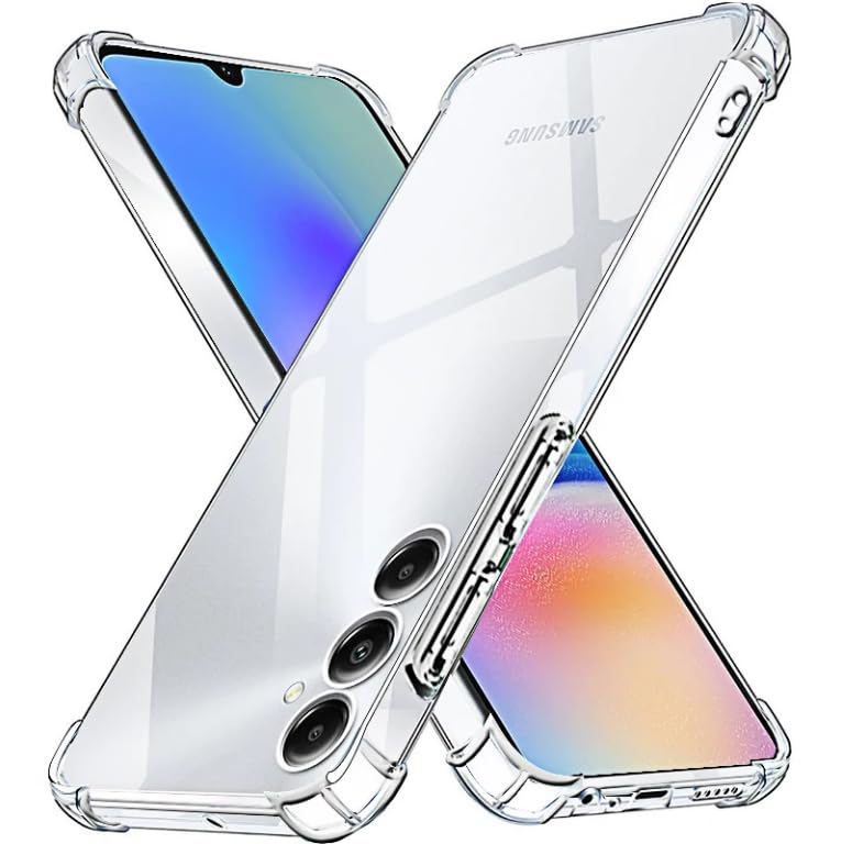 SHOPPIZY Plain Ultra Clear Back Cover for Samsung Galaxy A55 5G (Bumper Case, Transparent) (B0CTX8SNT4) Amazon Price History, Amazon Price Tracker