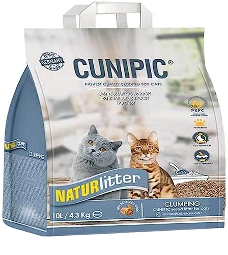 Lecho Natural aglomerante para Gatos Naturlitter 10 LTS