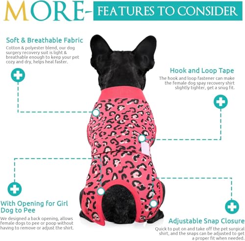 Image of KOESON Lightweight & Soft Surgery Recovery Suit for Large Dogs Female Male