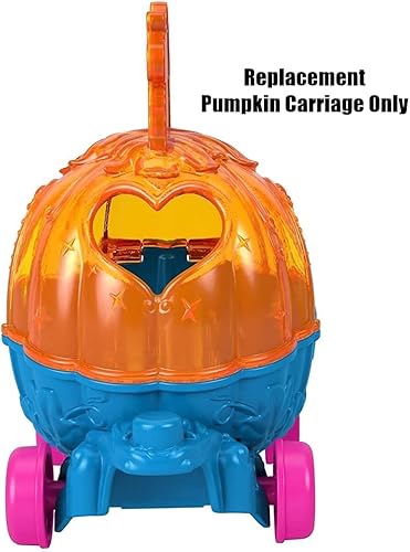 Miniatura 3 de Pieza de repuesto para flotador Fisher-Price Little People Princess Parade - GKR17  Carro de calabaza de repuesto de Cenicienta y Pals