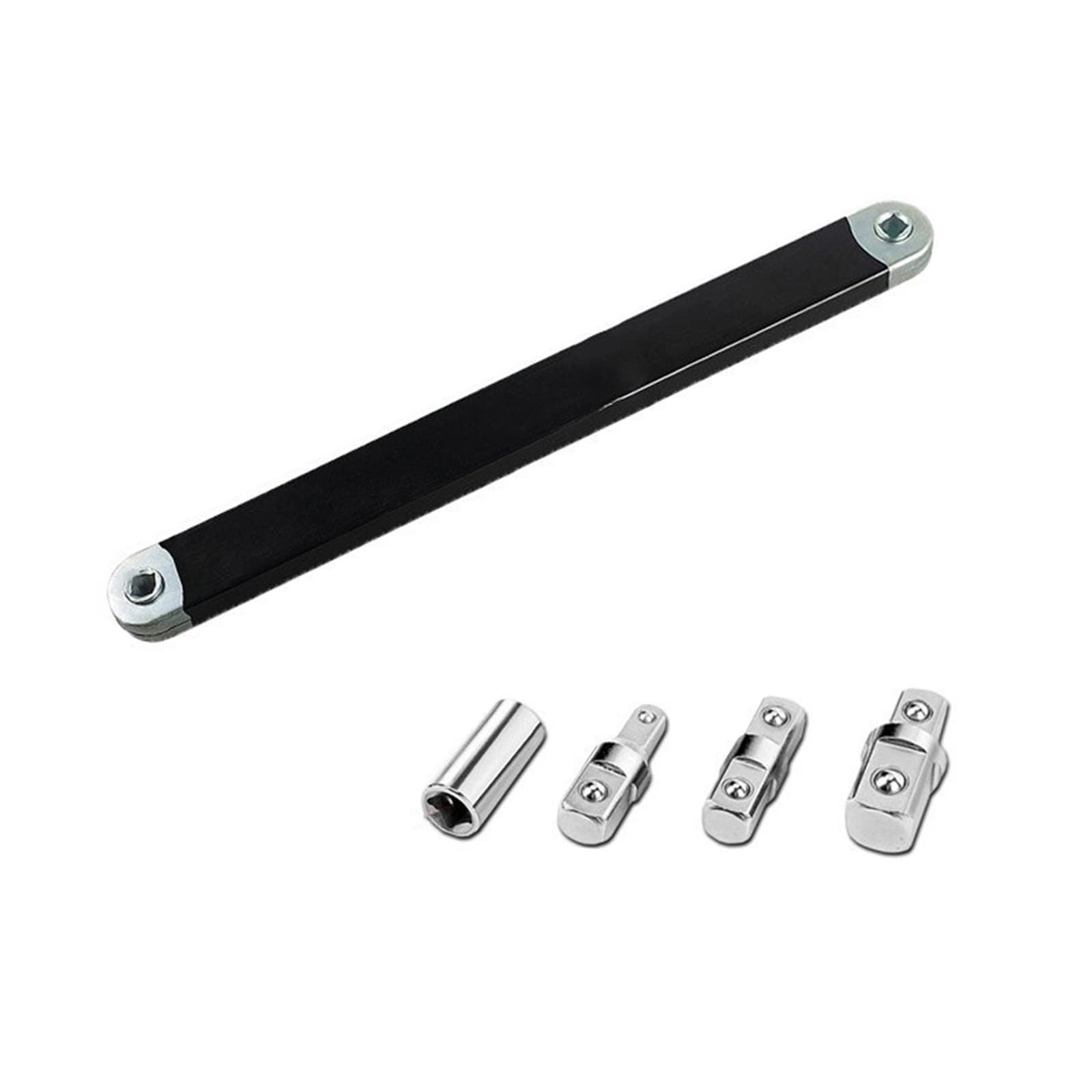 NRVTRE Ratchet Torque Extension Wrench Multipurpose Wrench Multifunctional Offset Extension Wrenches with Adapter Offset