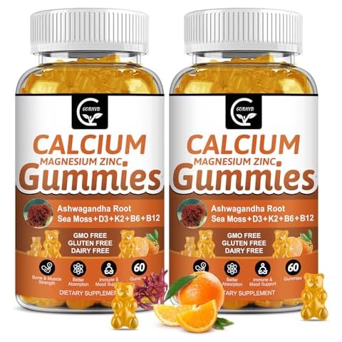 GORNVB 1200mg Calcium Gummies Cover