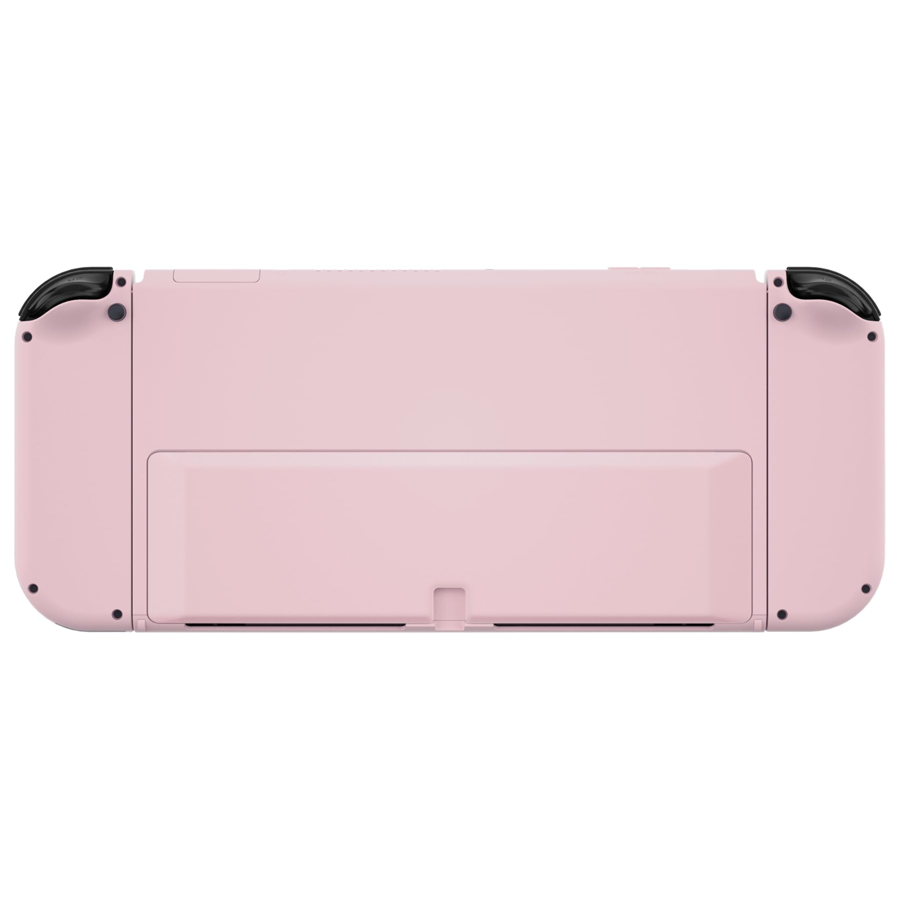 eXtremeRate Coque Complète de Remplacement avec Bouton pour Nintendo Switch OLED, Coque avec Bouton avec Support pour PC Personnalisé pour Nintendo Switch OLED, Rose Cerise