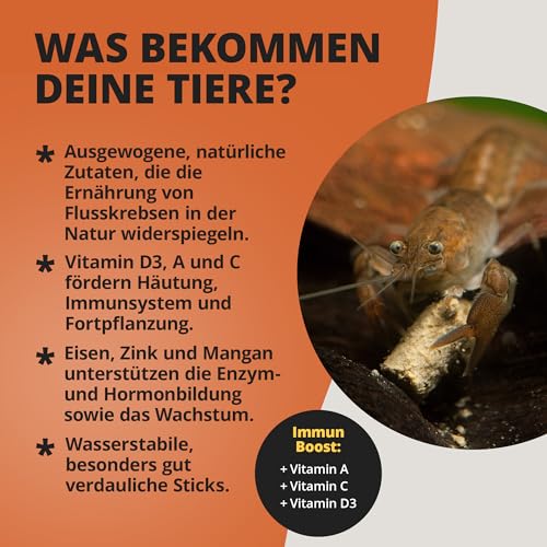NatureHolic - Cambarellusfeed CPO/Zwergkrebsfutter - 30g Futter für Süßwasserkrebse der Gattung Cambarellus, Procambarus & Co.