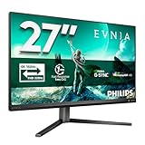 Philips Evnia 27M2N3800A - 27 inch 4K Gaming Monitor, IPS, 4K 160 Hz/FHD 320Hz Dual Frame, 0.5 ms, HDR400, G-Sync comp, Height Adjust, Speakers (2x HDMI 2.1, 1x DisplayPort 1.4)