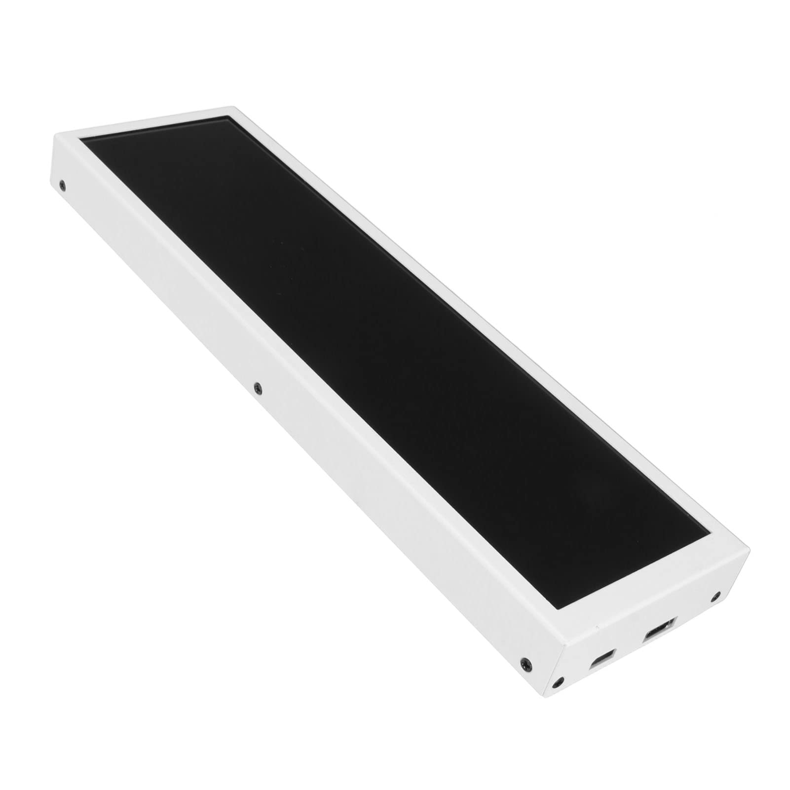Custodia per Monitor LCD IPS in Lega di Alluminio, Metallo LCD per Telaio, Touch per Schermo Secondario per Notebook Portatile, Monitor (WHITE)