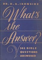 What's the Answer? B004XRR950 Book Cover