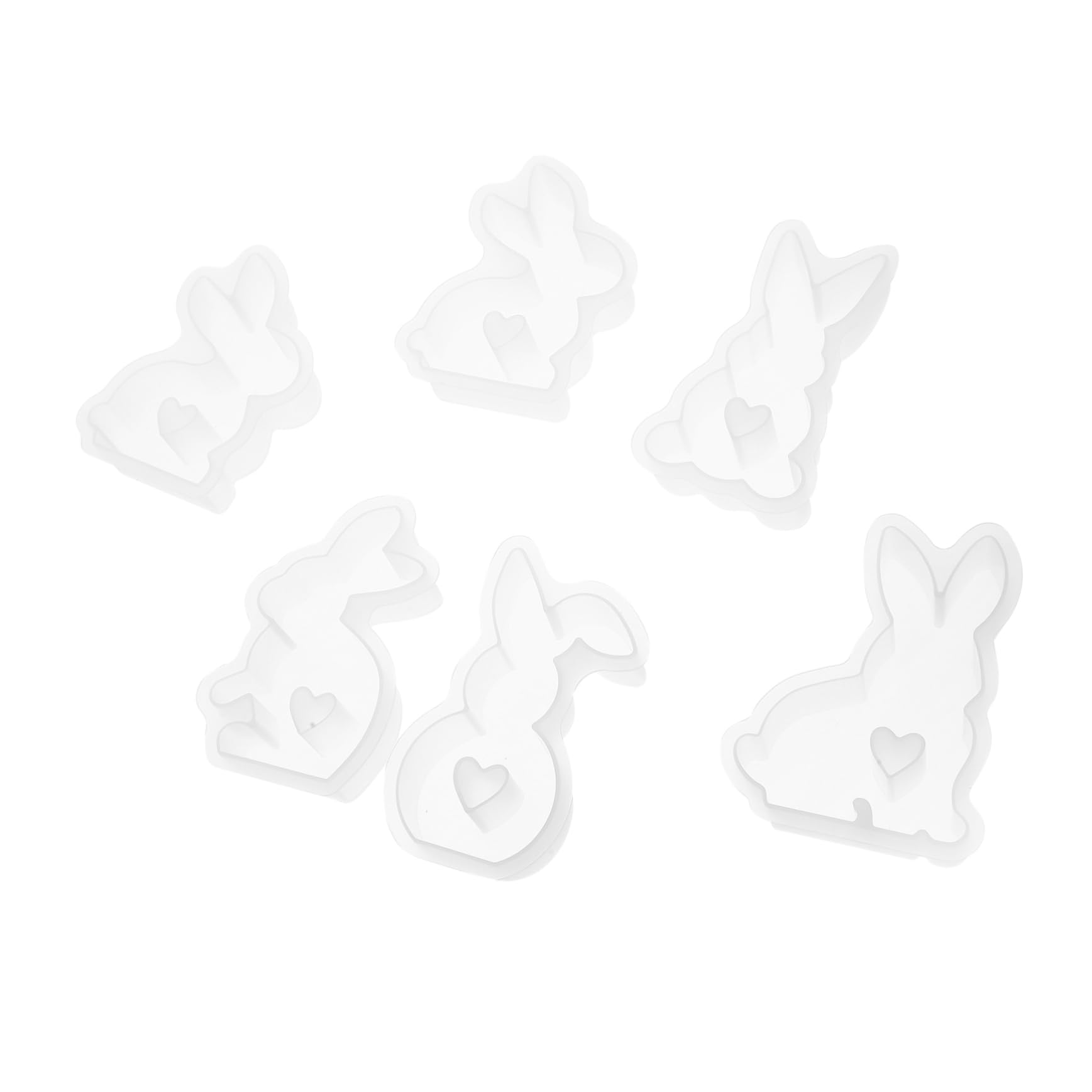 18pezzi Stampo Silicone Per Candele Pasquali Forma Di Coniglio Mold Per Decorazioni Aromatiche Facile Da Usare e Flessibile Per Progetti Creativi