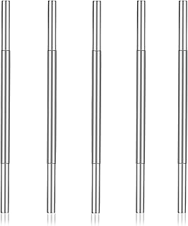 5 Pcs Golf Club Extensions Steel Shaft 0.60" Golf Shaft Extension Golf Club Shaft Extensions Putter Extension kit for Iron and Wood Golf Clubs Length Adjustment