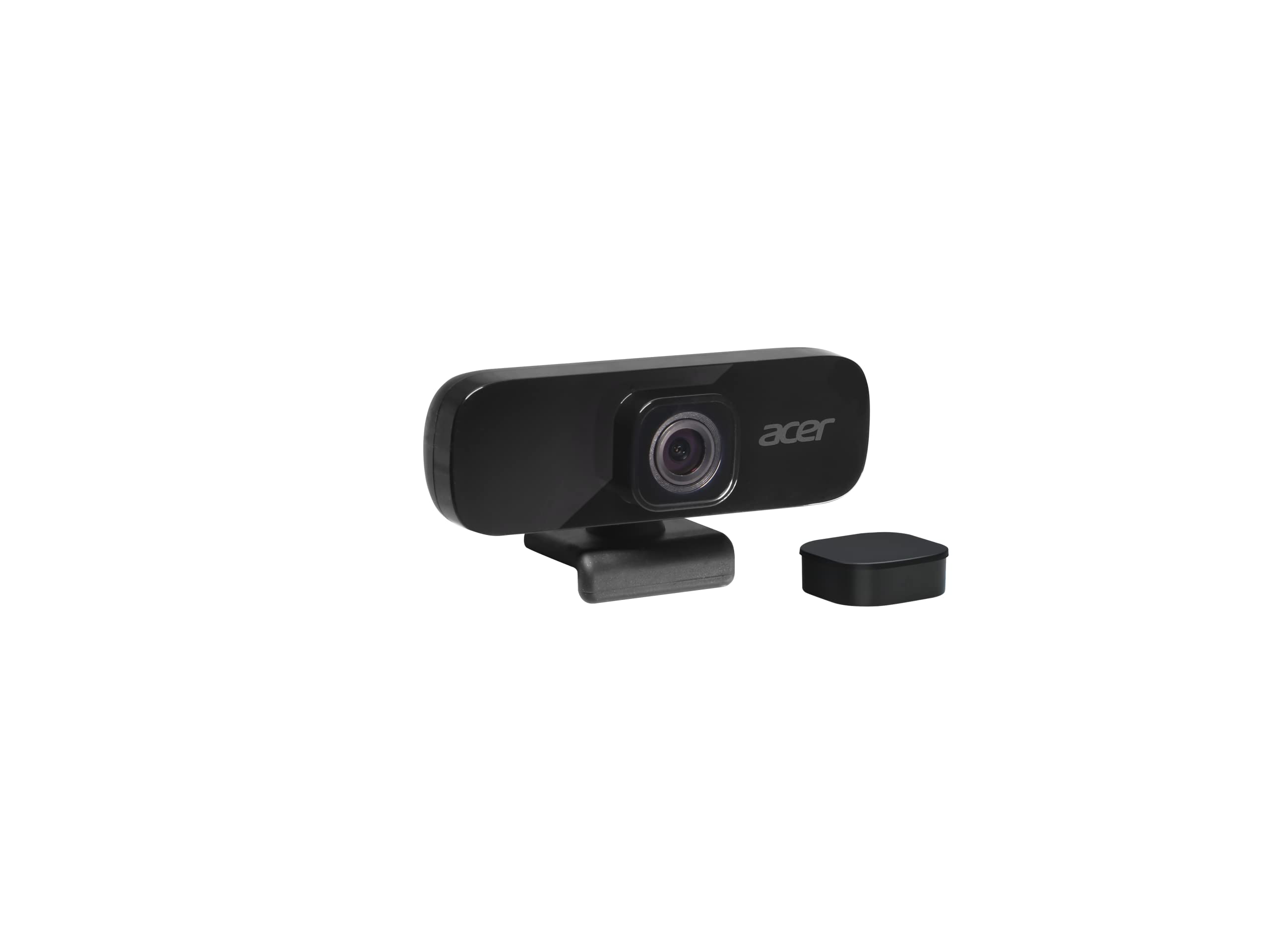 Acer FHD Conference Webcam, Webcam PC con Microfono, Risoluzione Full HD da 2 MP, Audio Digitale, Rotazione 360 gradi, Cavo USB, Nero (Confezione da 2)