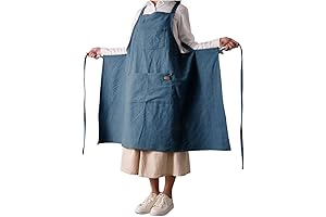 Kids Denim Apron - Perfect for Cooking, Gardening, Painting & BBQ!