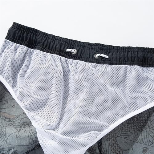 Shorts deportivos para hombre con tiro de 7 pulgadas miniatura 2
