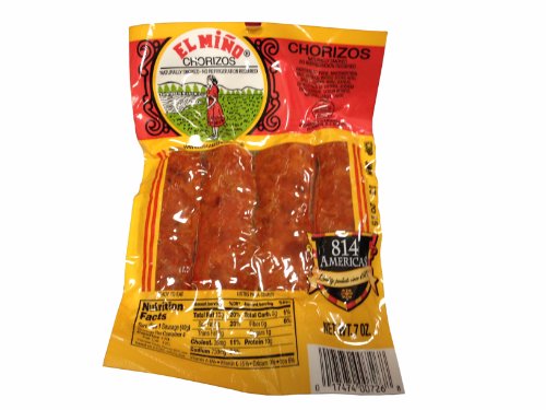 Chorizos El Miño (1 Pack 4 Chorizos) 7oz