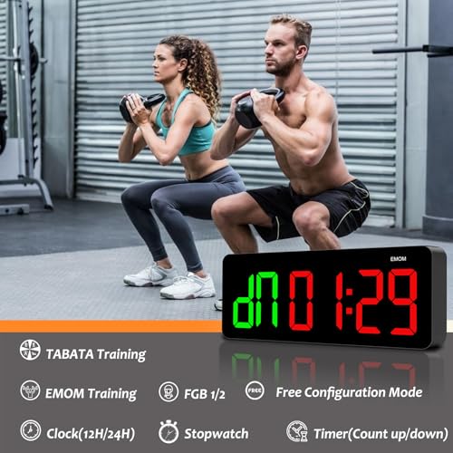 Gym Clock Timer for Tabata/FGB/EMOM Interval Workout - Image 2