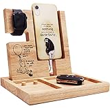 Slothoem I'll Always Be with You, Sisters Gifts, BFF Gift with Winnie The Pooh Quotes, BirthdayChristmasGraduation Gift, Oak Wood Desk Docking Station