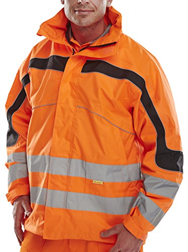 Veste imperméable haute visibilité homme oubliez la pluie et travaillez en sécurité