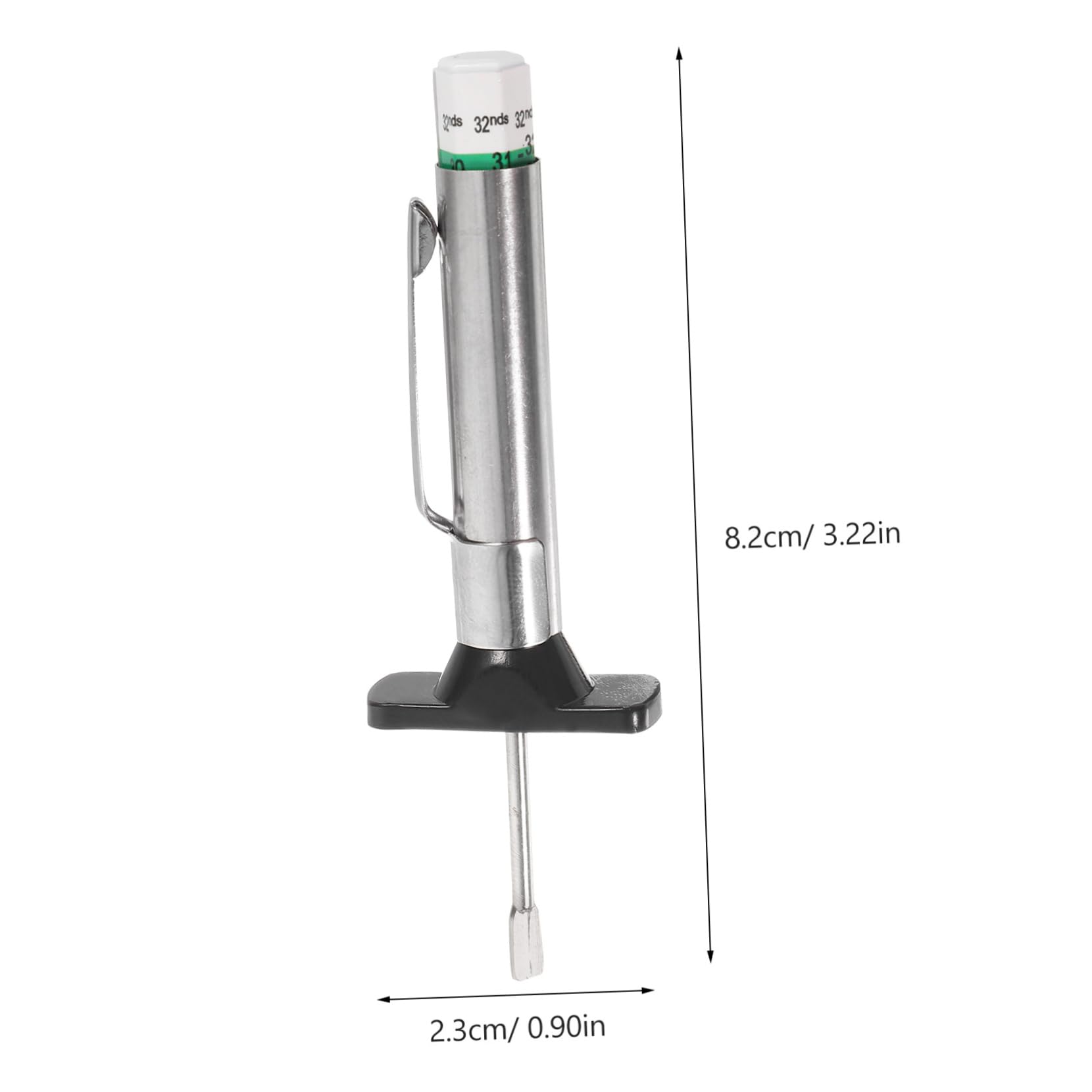 OUNONA Tire Tread Depth Gauge Set 10pcs 0-25mm Depth Measurement Tool Small Tire Tool for Car Easy to Use