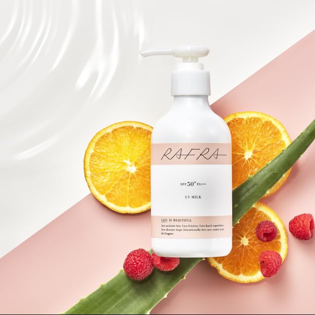 Amazon.co.jp: RAFRA Sunscreen Cream 180g UV Milk SPF50+ PA++++