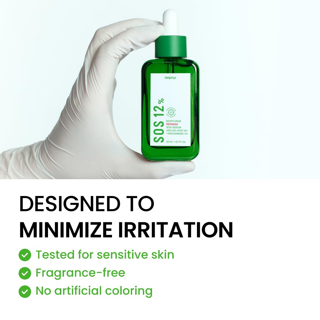 Moisturize Redness SOS Azelaic Acid 10% + Niacinamide 2% Serum – Redness & PIH Soothing, Vegan & Fragrance-Free, Non-Comedogenic (30ml/ 1.01 fl oz.) - Image 5