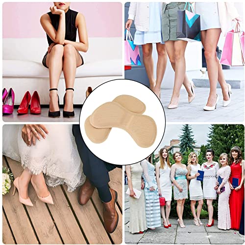 Image of Heel Pads Snugs for Shoe & Height Increase Insoles Shoe Insoles, Self-Adhesive Heel Grips Liner Cushion Inserts for Loose Shoes, Heel Pad for Heel Pain Men Women (Heel Liner)