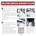 Core Products Tri-Core Cervical Support Pillow – Firm Orthopedic Neck Pillow for Pain Relief, Back and Side Sleepers – Ergonomic Contour Pillow – Assembled in USA, Midsize