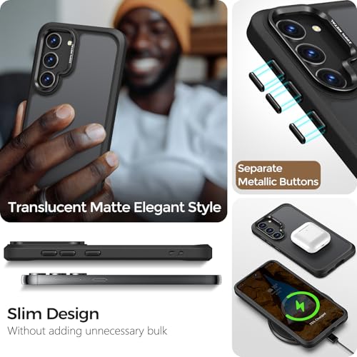 Image of Rayboen for Practical Matte Samsung Galaxy S23 Case, Black
