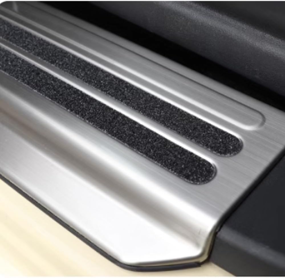 Stainless Steel Car Door sill Protector, Door sill Scratch Protection Cover Trim,for Suzuki Jimny 4Door 2023+,Anti-Scratch Car Door Protector Edge Guards for Door Pedals (Silver)