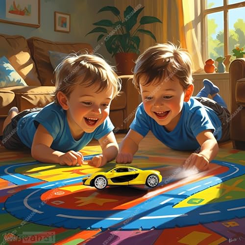 Image of Kids Mandi 3D Sports Car for Kids - 1:16 Scale Off-Road Vehicle, Red, 2.4GHz RC Car, All-Terrain, Gift for Boys & Girls, Fun Outdoor Play