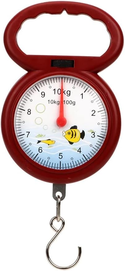 IRDFWH Pointer Hook Hanging Scales Mini Portable 10kg Weighing for Fishing Pocket Luggage Scales