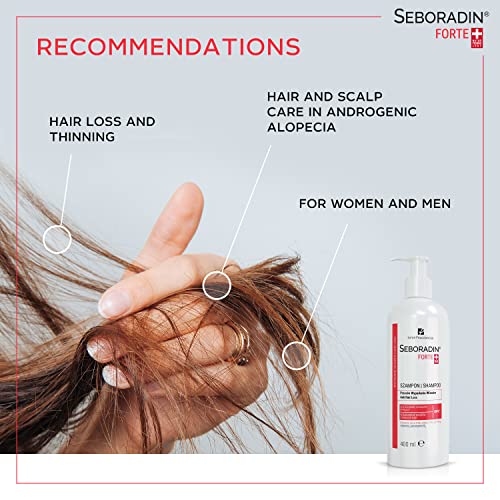 SEBORADIN FORTE Hair Shampoo for Hair Loss,Hair Thinning Premium 400 ml Vitamins and Natural Extracts for Thickening and Growth Natur Technology Hair & Scalp Treatment Hair Care Hair Products - Image 6