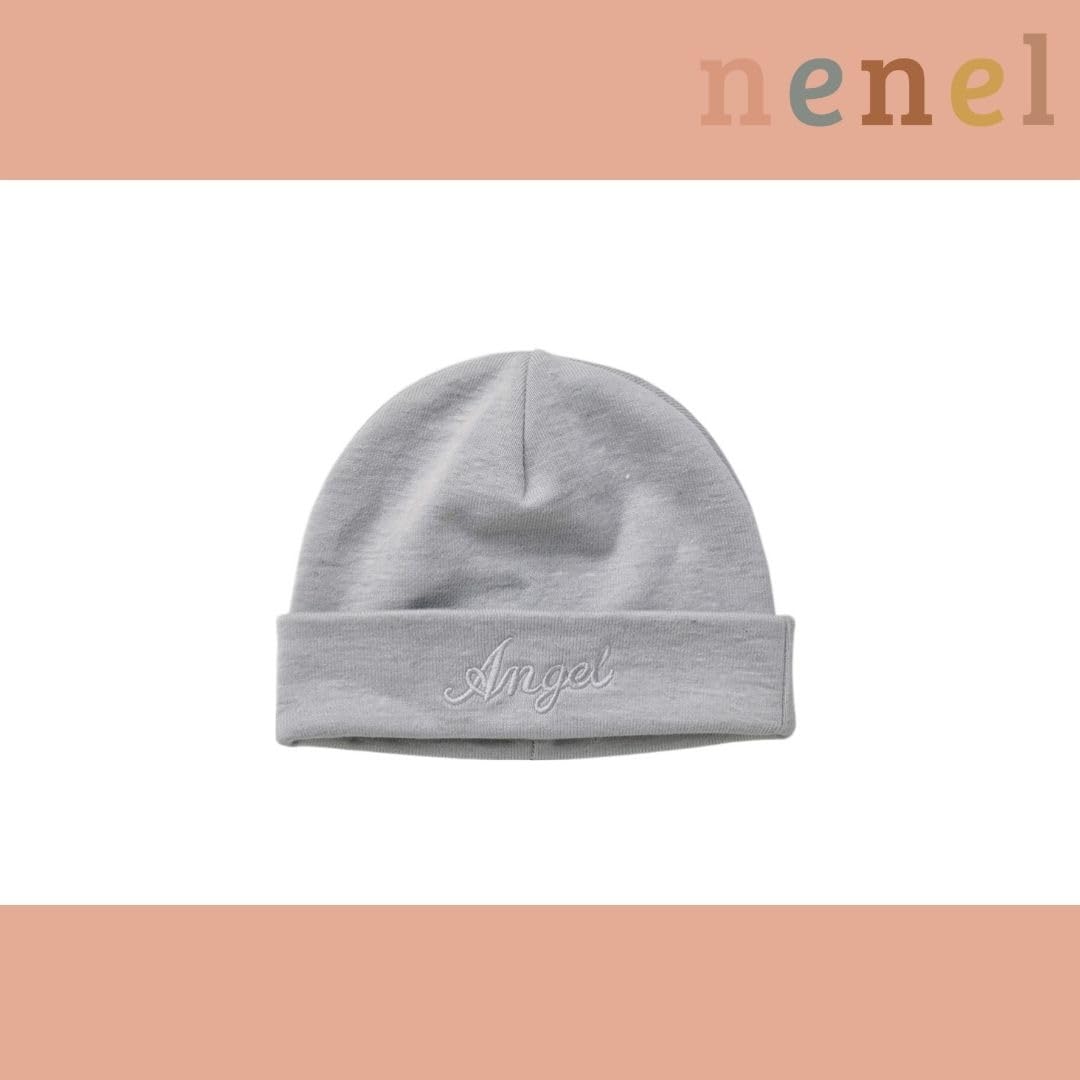 Nenel Conjunto Bebé 3 piezas personalizado – Body, gorro y oso para neonatos con nombre e inicial – Set nacimiento 3 piezas body, gorrito y peluche – Regalo recién nacidos - Manga corta
