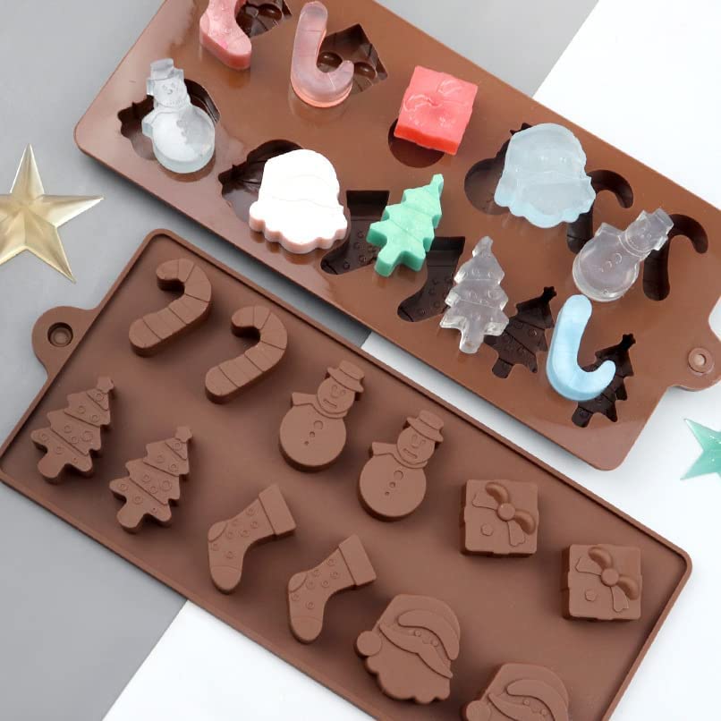Moules à Chocolat En Silicone Stitch - Mini Moules Antiadhésifs Pour Pralines, Bonbons, Décoration De Gâteaux - 6