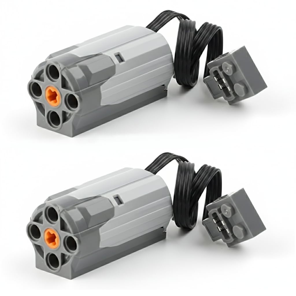 2Pack L Motor for Lego Compatible Bricks, L Size