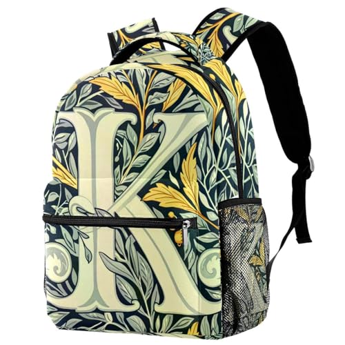 Sac à dos texturé multicolore lettre K taille unique avec filet latéral