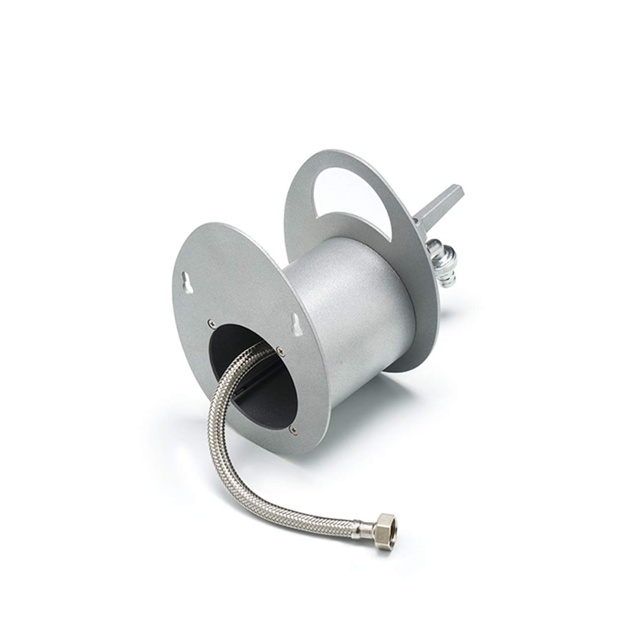 Bel-Fer Portatubo A Muro Modello 42/MU Per 20 Mt Di Tubo, Colore Antracite, Rubinetto A Sfera Con Doppia Uscita, Ideale Per Giardino - 3
