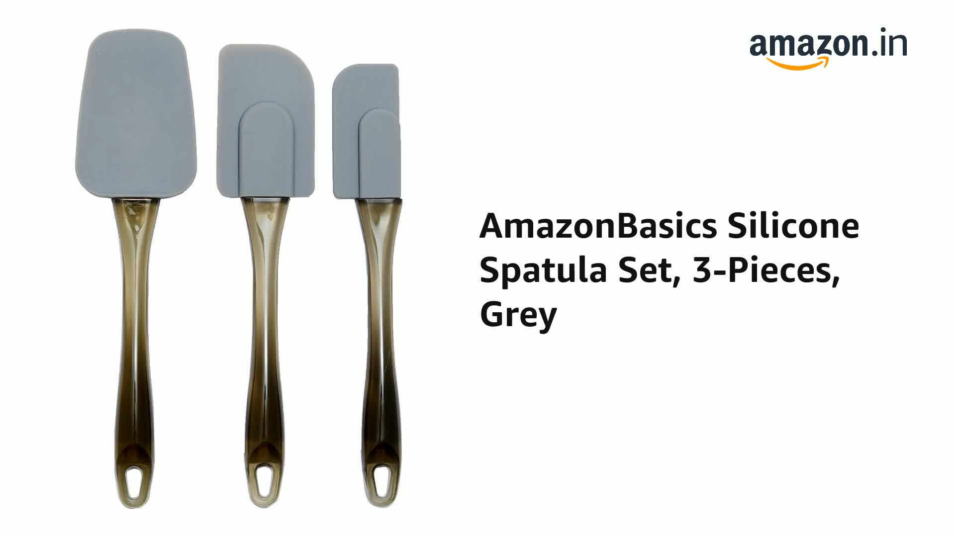 di Oro Living Silicone Spatula Set 3piece 600ﾃつｺF HeatResistant