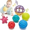 Montessori Toys for Babies 0-6-12 Months Sensory Balls for Baby Sensory Toys 6-12 Months Toddlers 1-3 Textured Hand…