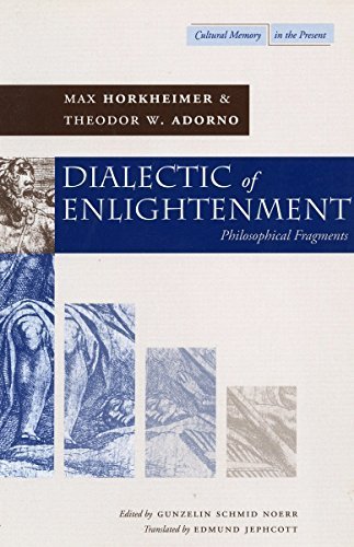 Dialectic of Enlightenment (Cultural Memory in the Present) Hardcover – March 27, 2002 Dialectic of Enlightenment (Cultural Memory in the Present) Hardcover – March 27, 2002