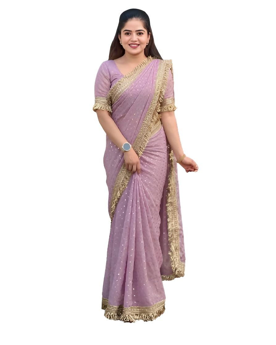 Women’s Moss Silk Jacquard Butti Saree with Beautiful Fancy Lace Border and Unstitched Blouse Piece_(MOSSBUTTI DUSTY WINE_C)-image-17