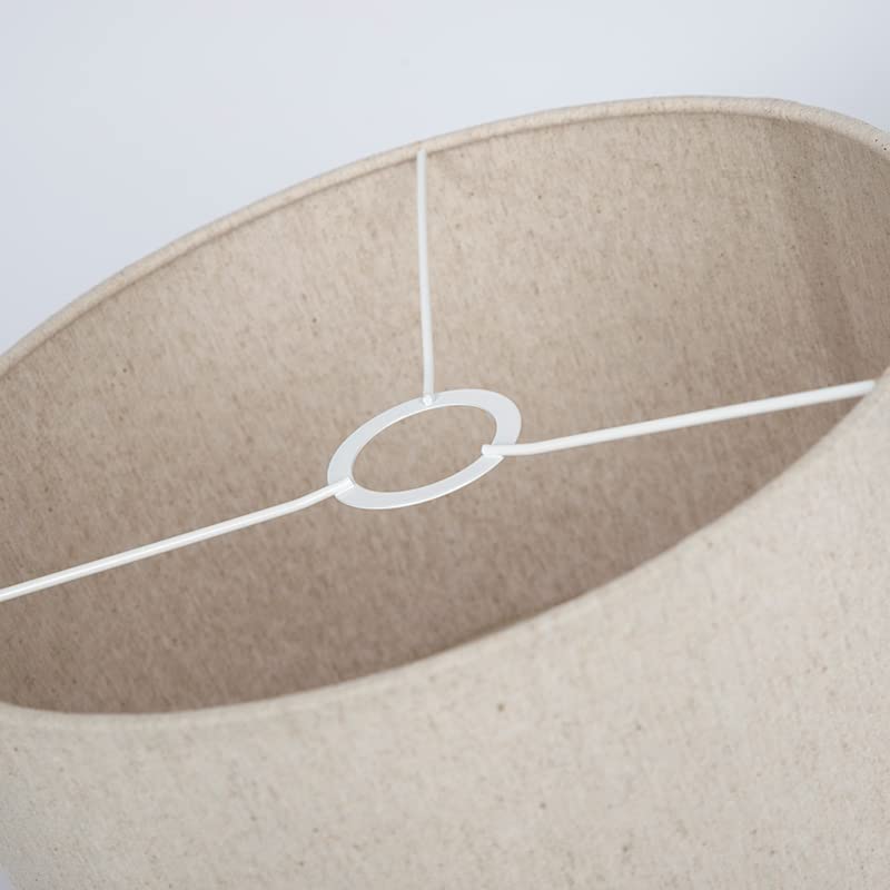 Uniqq Lampenkap stof beige transparant 40 cm - 30 cm hoog