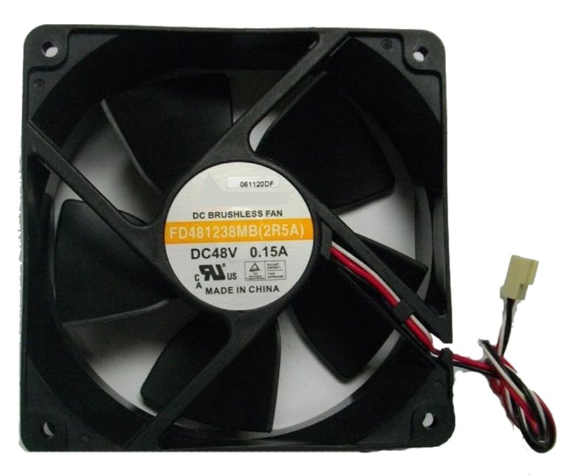 120 * 120 * 38mm FD481238MB(2R5A) 48V 0.15A 3Wire 12cm Inverter Fan FD481238MB