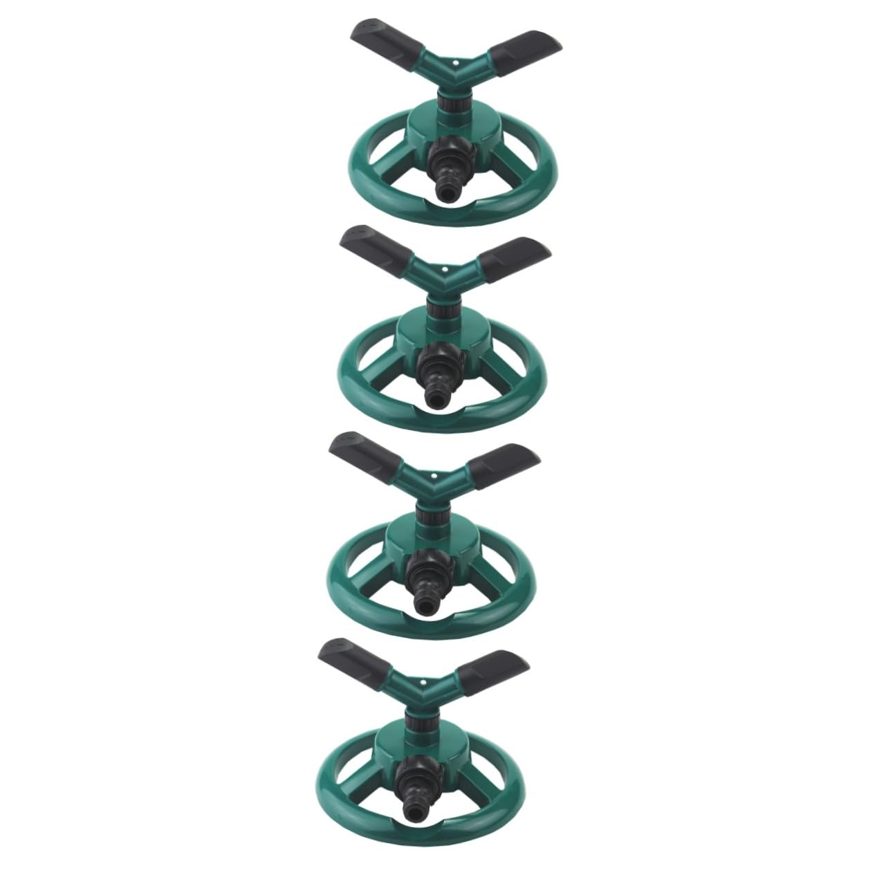 BESTonZON 4 Pièces Arroseur Automatique Rotatif pour Jardin Irrigation de Gazon Asperseur Économique pour Arrosage Uniforme Plantes Entretien de Pelouse