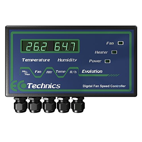 Ecotechnics Evolution Digital Fan Speed - Temperature And Humidity Climate Controller