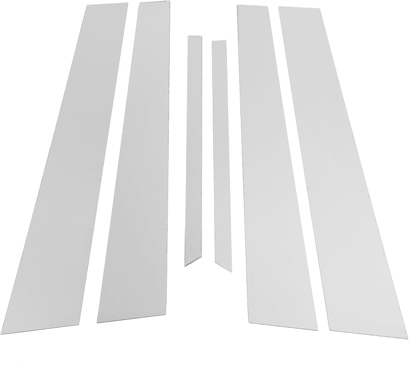 Moldura Adesiva das Colunas das Portas Motoforti Cromada para Honda Accord 2003–2007 – 6 unidades