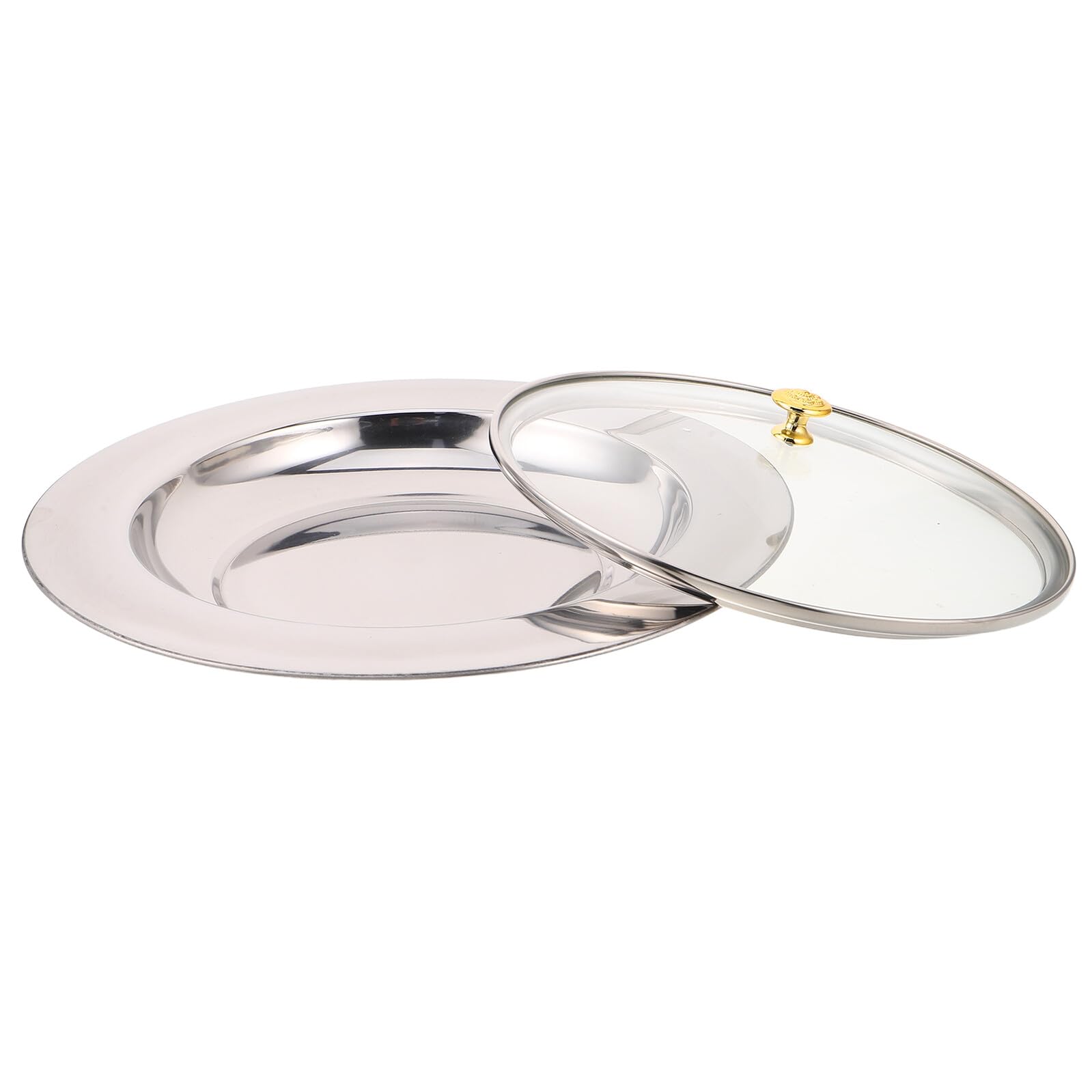 Plateau de communion en acier inoxydable avec couvercle STOBAZA