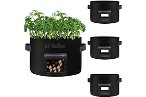 4 Pack 20 Gallon Potato Grow Bags