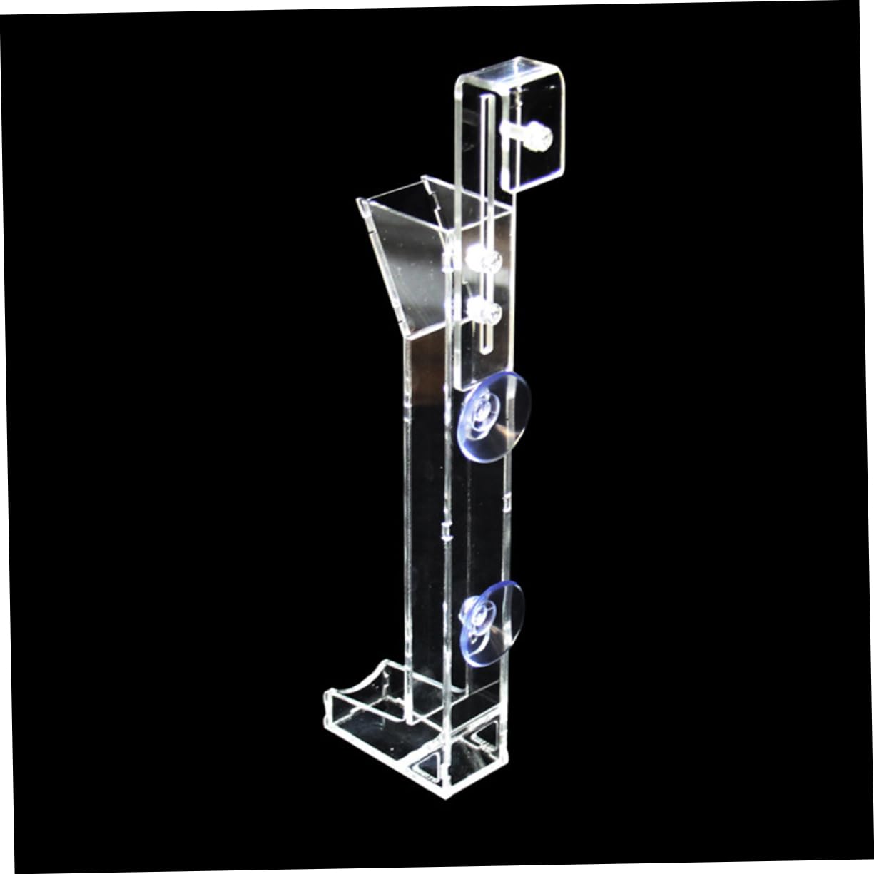 FRCOLOR Lot de 3 Tubes d'alimentation pour Aquarium, gamelles pour crevettes, Feeder, en Acrylique, Distributeur Automatique de Nourriture pour crevettes, Cristal, Alimentaire, Blanc